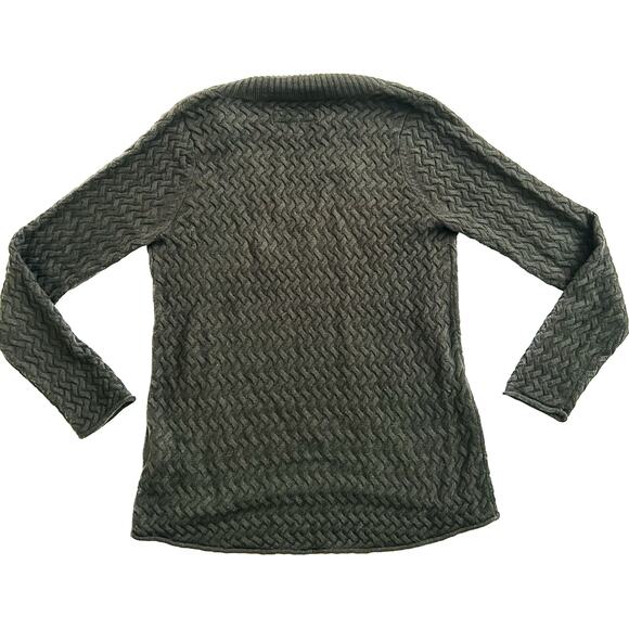 Carve Designs Miley V-Neck Sweater Black Knit Medium - Picture 4 of 6